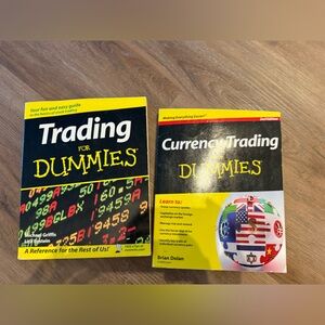 Bundle set of 2 books finance investment Trading Guides currency trading dummies